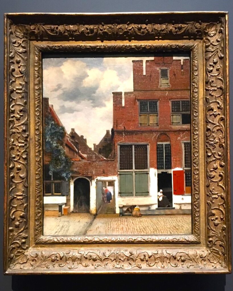 オランダ　アムステルダム国立美術館　フェルメールの名画　小路